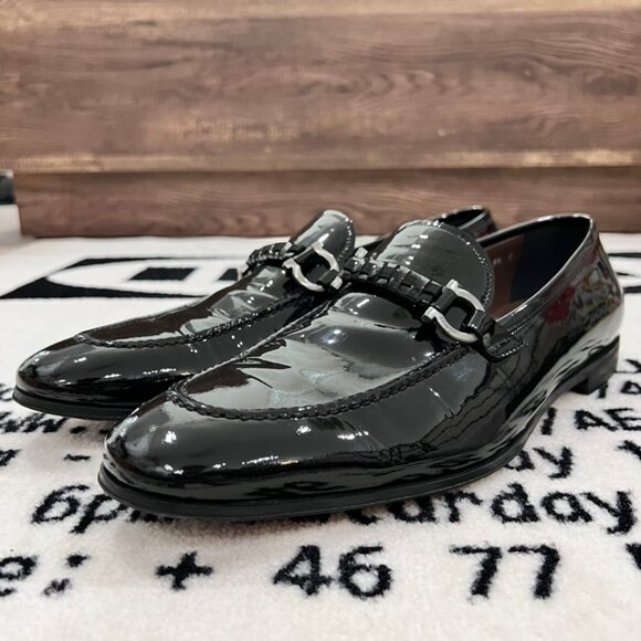 Salvatore Ferragamo Patent Leather Formal Loafers Slip On - Picture 2 of 8